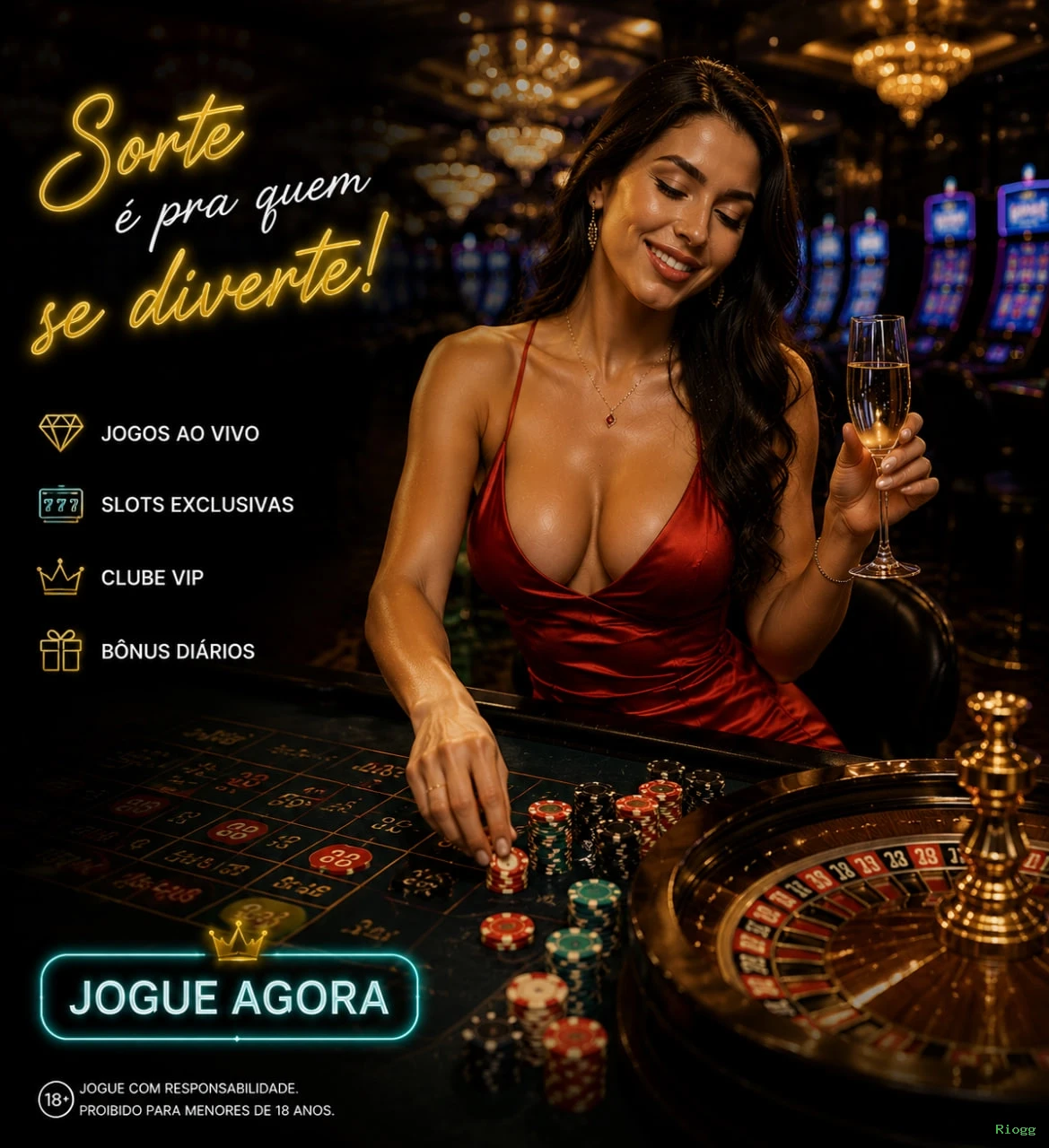 Bônus boas-vindas Riogg R$100